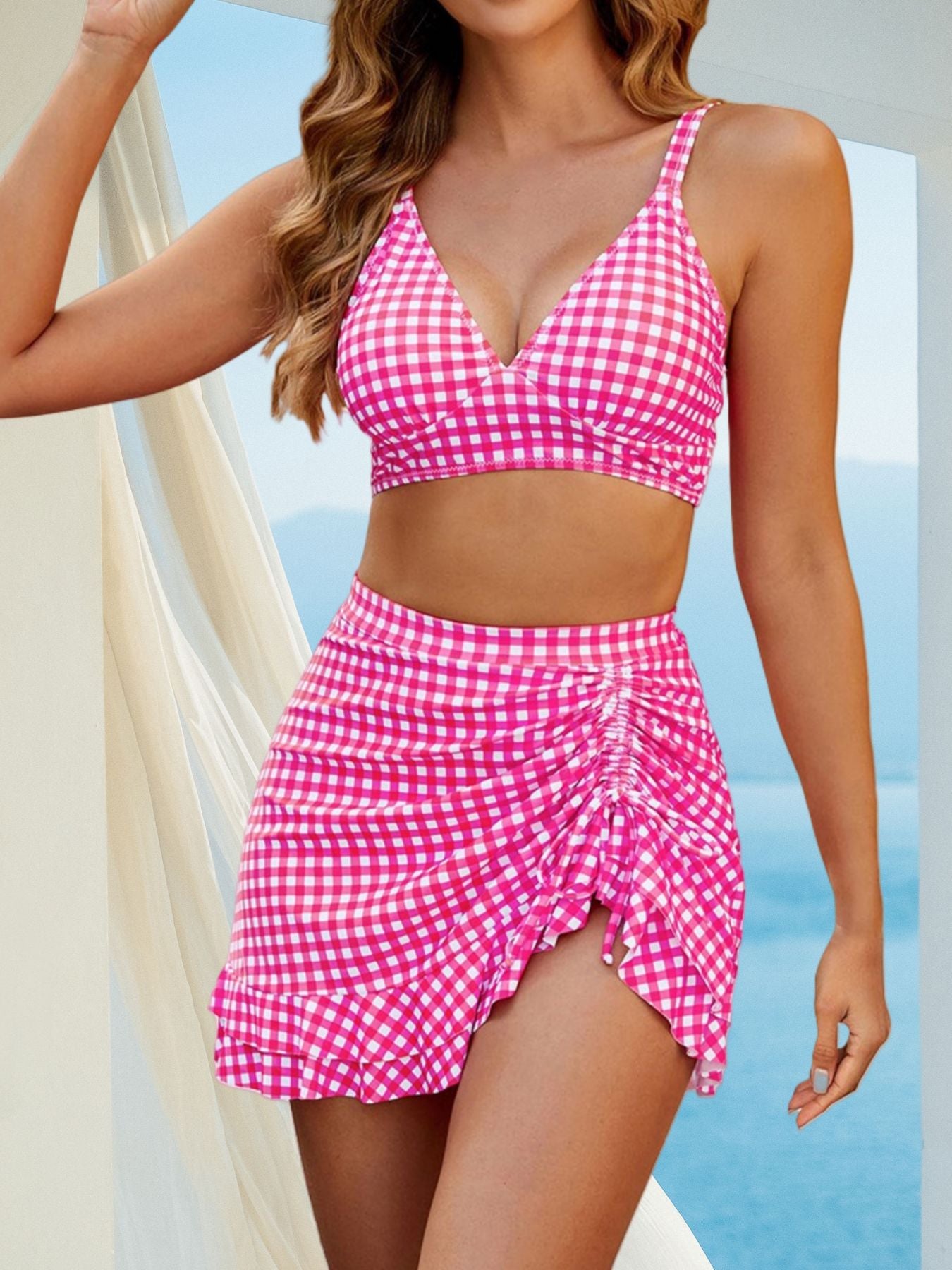 Sexy Three-piece Swimwear Set for Women